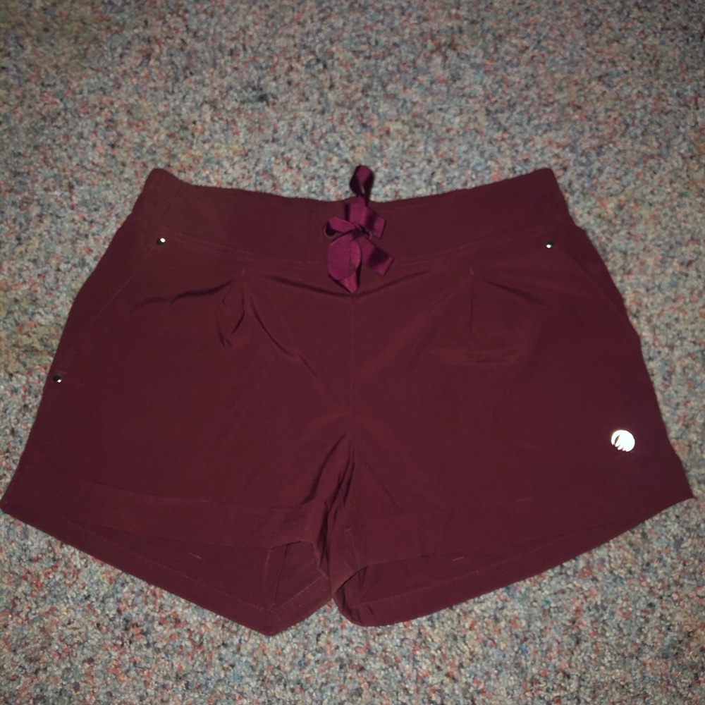 Maroon shorts